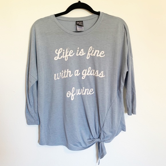 Modern Lux Tops - Modern Lux Wine Tee